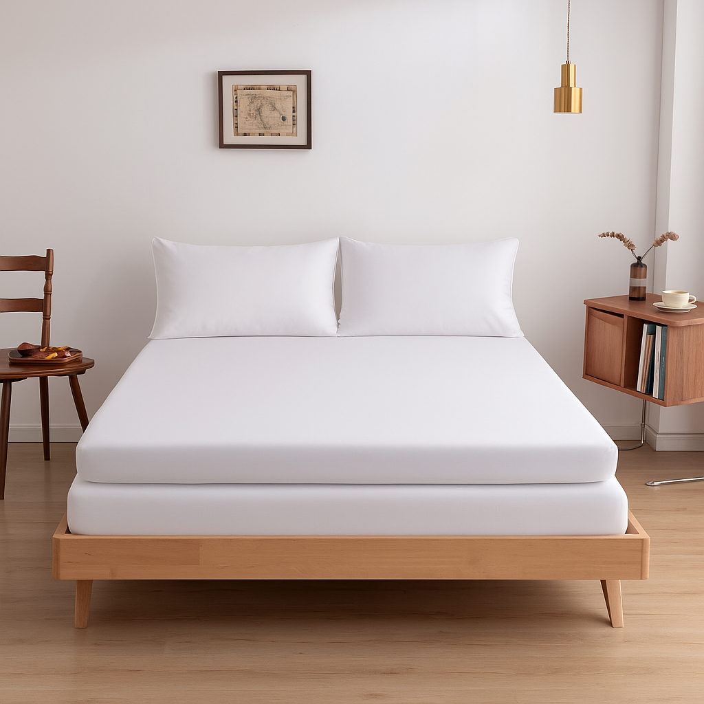 Hoeslaken (Splittopper) - Coco White - Premium