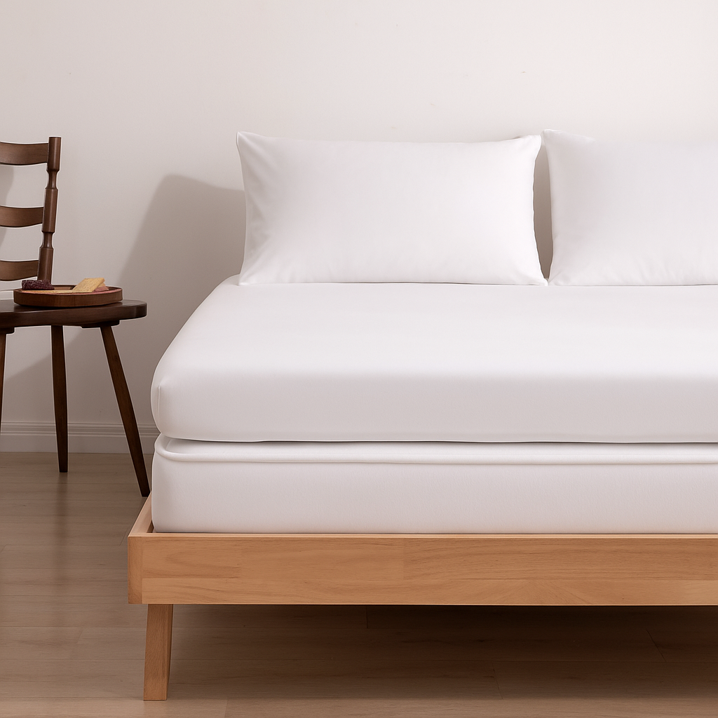 Hoeslaken (Splittopper) - Coco White - Premium