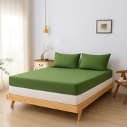 Hoeslaken (Topdekmatras) - Deep Moss - Premium